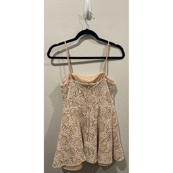 LULUS Ivory Lace Spaghetti Straps Mini Dress - Picture 3 of 4